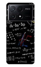 Mathematics Formula Poco X6 Pro Hard Case Back Cover by Casekaro
