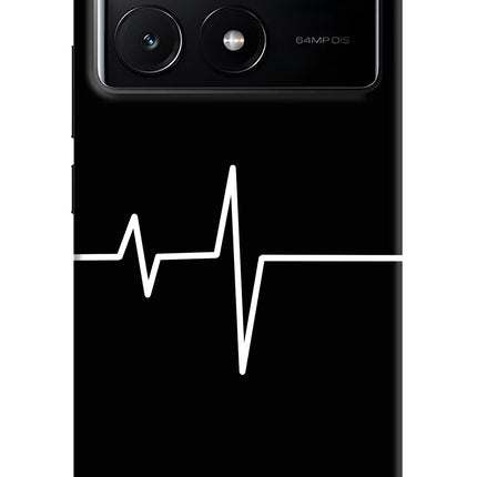 Heart Beats Poco X6 Pro Hard Case Back Cover by Casekaro