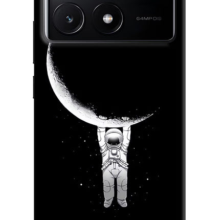 Moon Space Poco X6 Pro Hard Case Back Cover by Casekaro