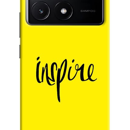 Inspire Poco X6 Pro Hard Case Back Cover by Casekaro