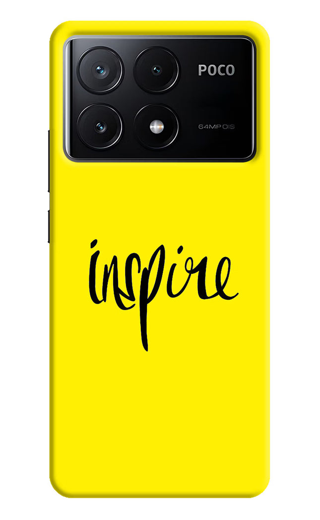 Inspire Poco X6 Pro Hard Case Back Cover by Casekaro