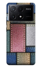 Multicolor Jeans Poco X6 Pro Hard Case Back Cover by Casekaro