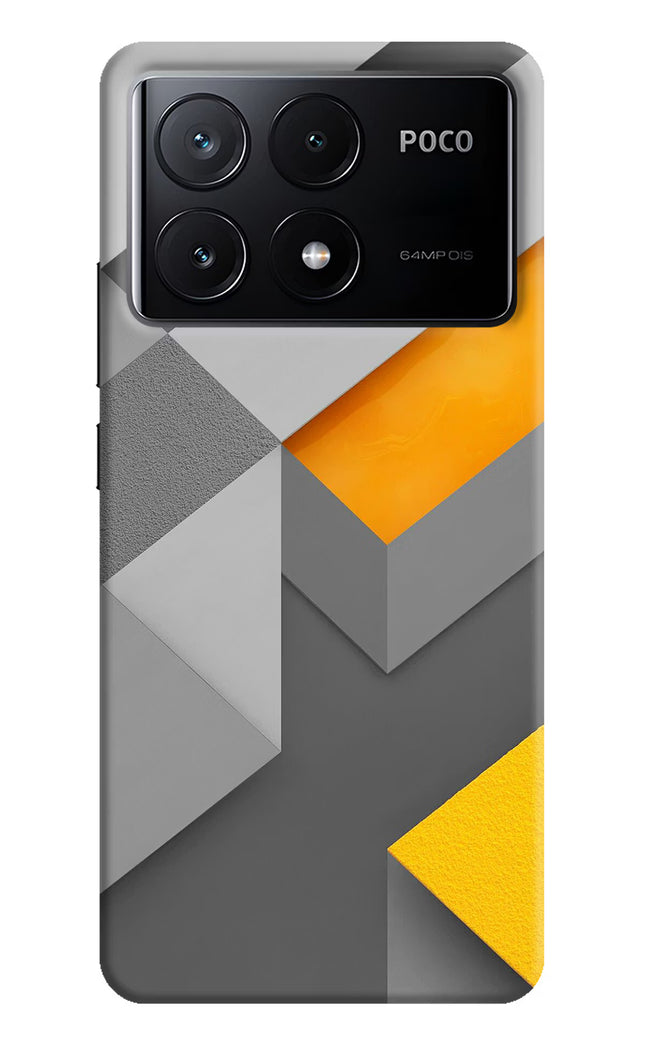 Abstract Poco X6 Pro Hard Case Back Cover by Casekaro