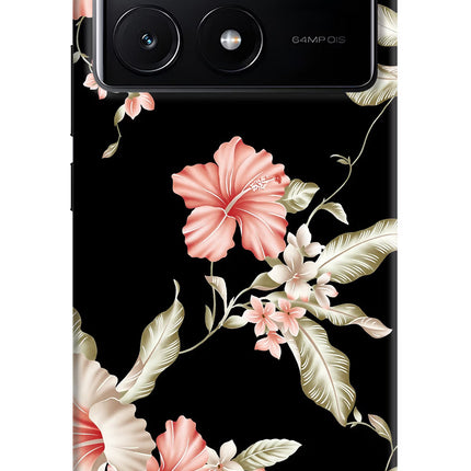 Flowers Poco X6 Pro Hard Case Back Cover by Casekaro