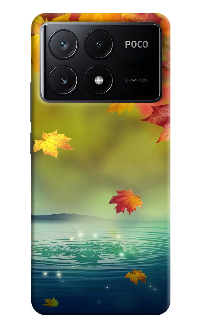 Flowers Poco X6 Pro Hard Case Back Cover by Casekaro