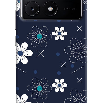 Flowers Poco X6 Pro Hard Case Back Cover by Casekaro
