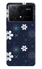 Flowers Poco X6 Pro Hard Case Back Cover by Casekaro