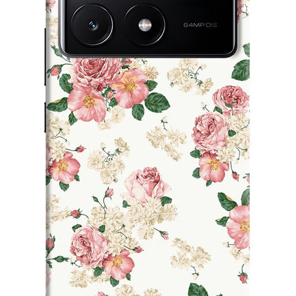Flowers Poco X6 Pro Hard Case Back Cover by Casekaro