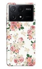 Flowers Poco X6 Pro Hard Case Back Cover by Casekaro