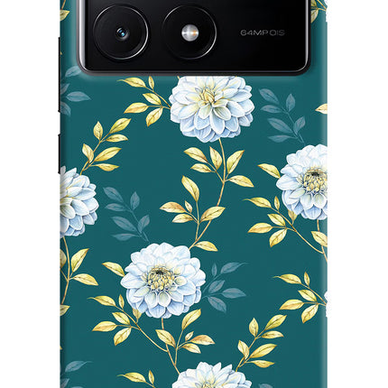 Flowers Poco X6 Pro Hard Case Back Cover by Casekaro