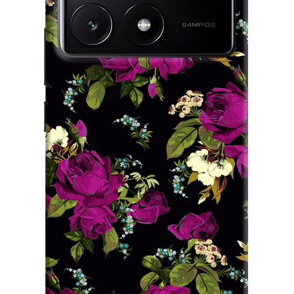 Flowers Poco X6 Pro Hard Case Back Cover by Casekaro