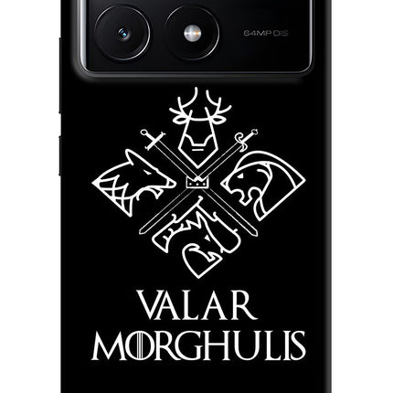 Valar Morghulis | Game Of Thrones Poco X6 Pro Hard Case Back Cover by Casekaro