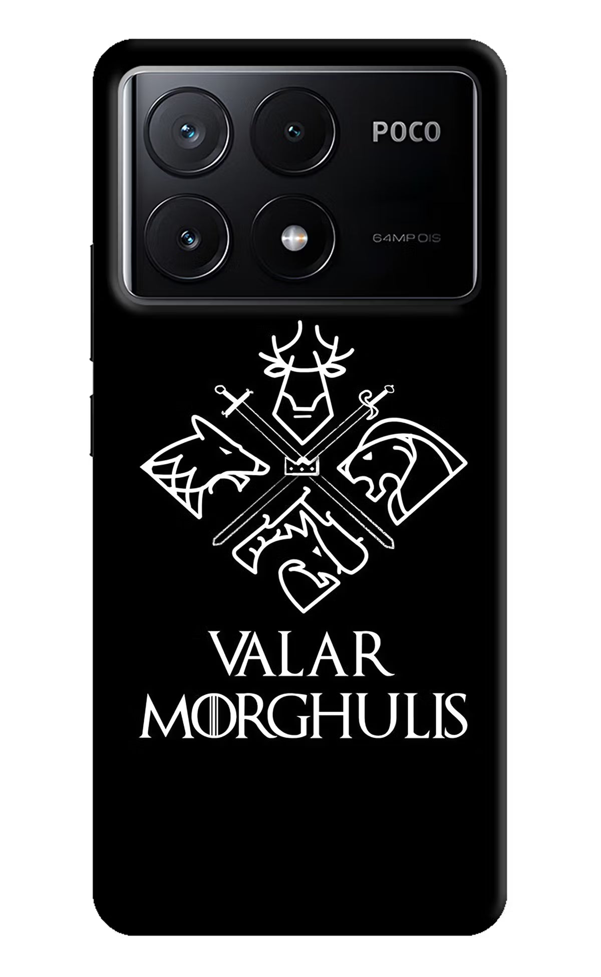 Valar Morghulis | Game Of Thrones Poco X6 Pro Hard Case Back Cover by Casekaro