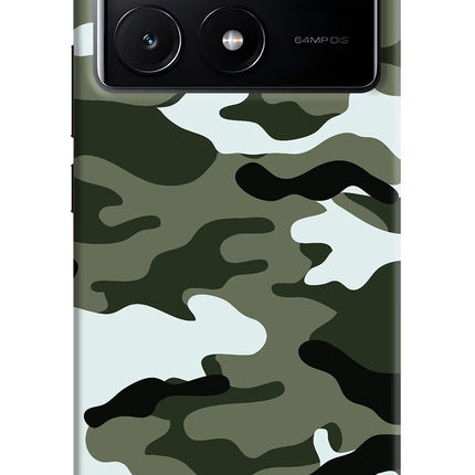 Camouflage Poco X6 Pro Hard Case Back Cover by Casekaro