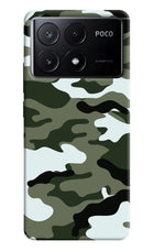 Camouflage Poco X6 Pro Hard Case Back Cover by Casekaro
