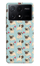 Pug Dog Poco X6 Pro Hard Case Back Cover by Casekaro