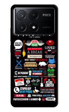 FRIENDS Poco X6 Pro Hard Case Back Cover by Casekaro