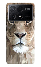 Lion Art Poco X6 Pro Hard Case Back Cover by Casekaro