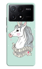 Unicorn Wallpaper Poco X6 Pro Hard Case Back Cover by Casekaro