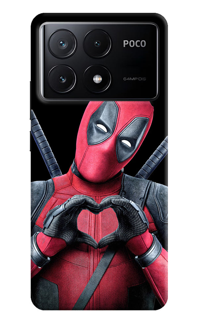 Deadpool Poco X6 Pro Hard Case Back Cover by Casekaro