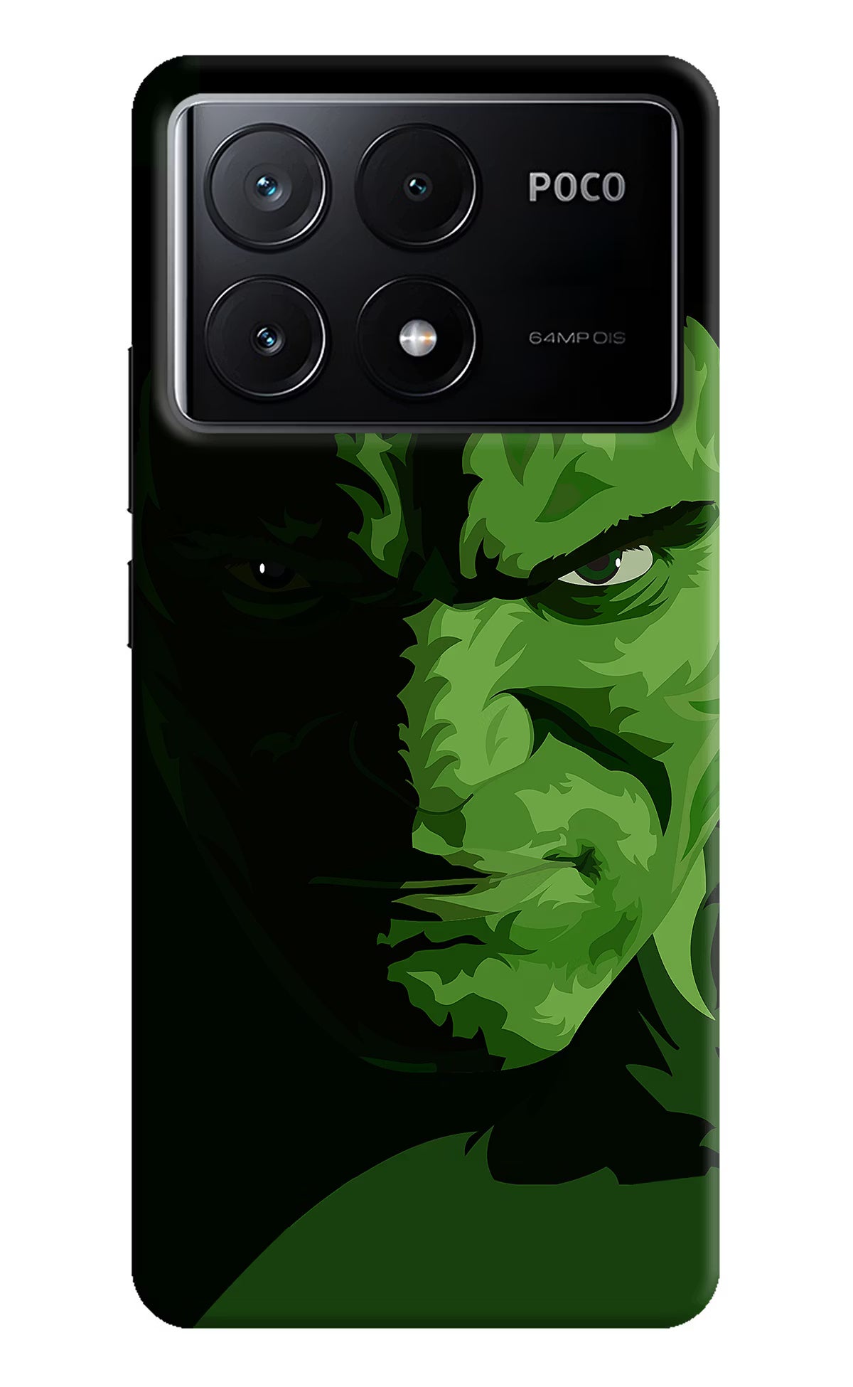 HULK Poco X6 Pro Hard Case Back Cover by Casekaro