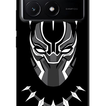 Black Panther Poco X6 Pro Hard Case Back Cover by Casekaro