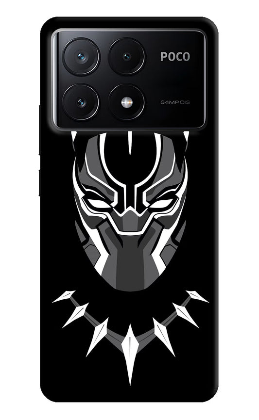 Black Panther Poco X6 Pro Hard Case Back Cover by Casekaro