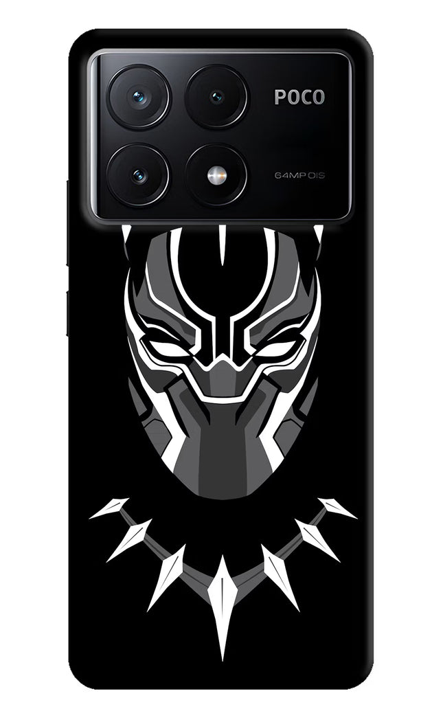 Black Panther Poco X6 Pro Hard Case Back Cover by Casekaro