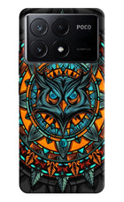 Angry Owl Art Poco X6 Pro Hard Case Back Cover by Casekaro