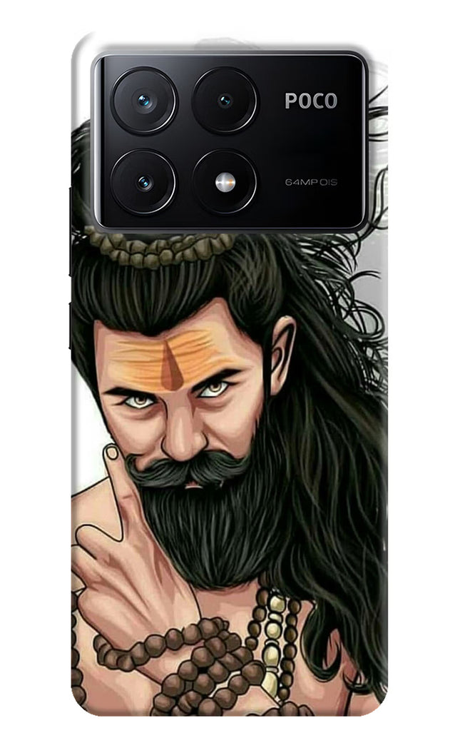 Mahadev Poco X6 Pro Hard Case Back Cover by Casekaro