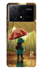 Rainy Day Poco X6 Pro Hard Case Back Cover by Casekaro