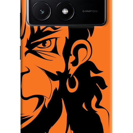 Hanuman Poco X6 Pro Hard Case Back Cover by Casekaro