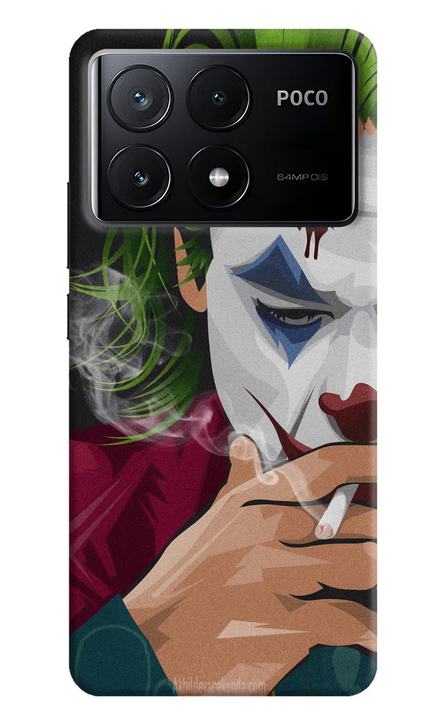 Joker Smoking Poco X6 Pro Hard Case Back Cover by Casekaro