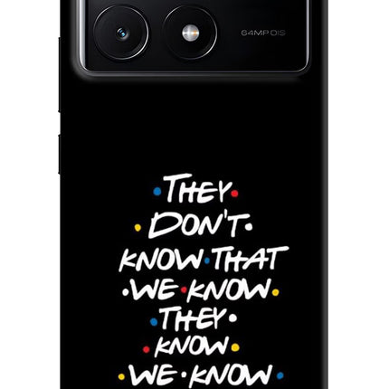 FRIENDS Dialogue Poco X6 Pro Hard Case Back Cover by Casekaro