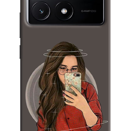Selfie Queen Poco X6 Pro Hard Case Back Cover by Casekaro