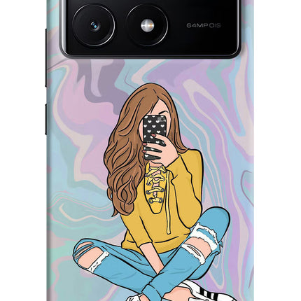 Selfie Girl Poco X6 Pro Hard Case Back Cover by Casekaro