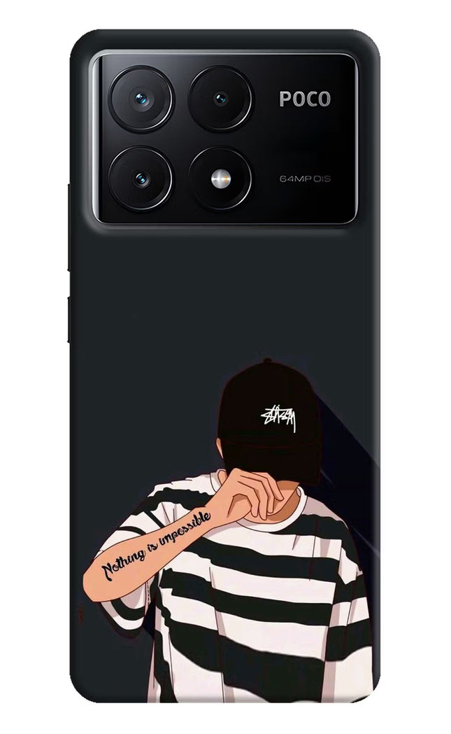 Aesthetic Boy Poco X6 Pro Hard Case Back Cover by Casekaro