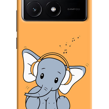 High On Music Poco X6 Pro Hard Case Back Cover by Casekaro