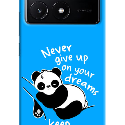 Keep Sleeping Poco X6 Pro Hard Case Back Cover by Casekaro