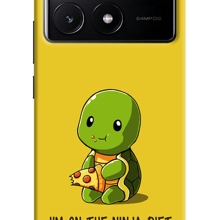 I'm on Ninja Diet Poco X6 Pro Hard Case Back Cover by Casekaro