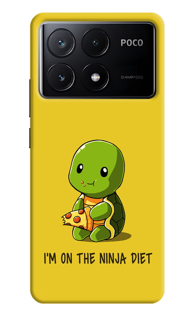 I'm on Ninja Diet Poco X6 Pro Hard Case Back Cover by Casekaro