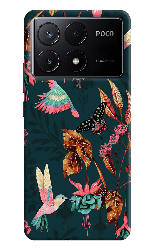 Birds Poco X6 Pro Hard Case Back Cover by Casekaro