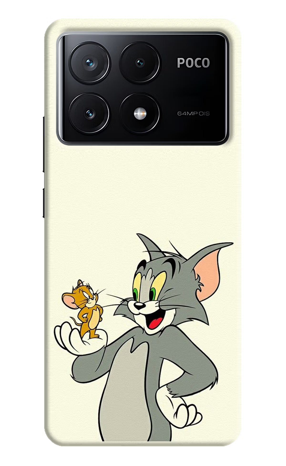 Tom & Jerry Poco X6 Pro Hard Case Back Cover by Casekaro