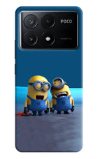 Minion Laughing Poco X6 Pro Hard Case Back Cover by Casekaro