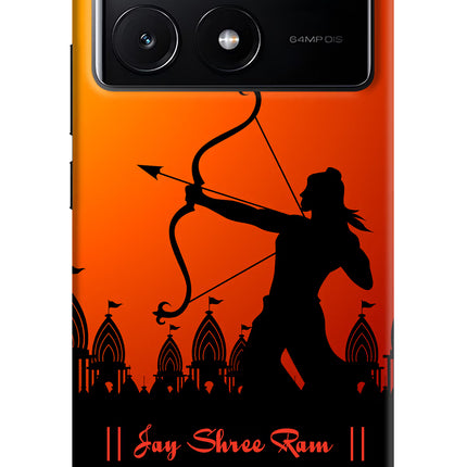 Lord Ram - 4 Poco X6 Pro Hard Case Back Cover by Casekaro
