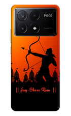 Lord Ram - 4 Poco X6 Pro Hard Case Back Cover by Casekaro
