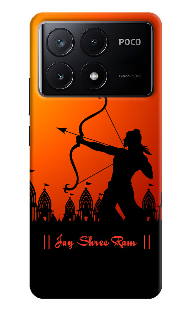 Lord Ram - 4 Poco X6 Pro Hard Case Back Cover by Casekaro