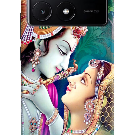 Lord Radha Krishna Poco X6 Pro Hard Case Back Cover by Casekaro