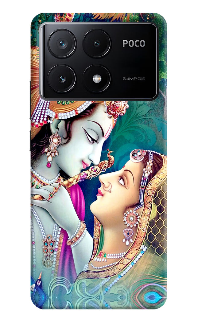 Lord Radha Krishna Poco X6 Pro Hard Case Back Cover by Casekaro