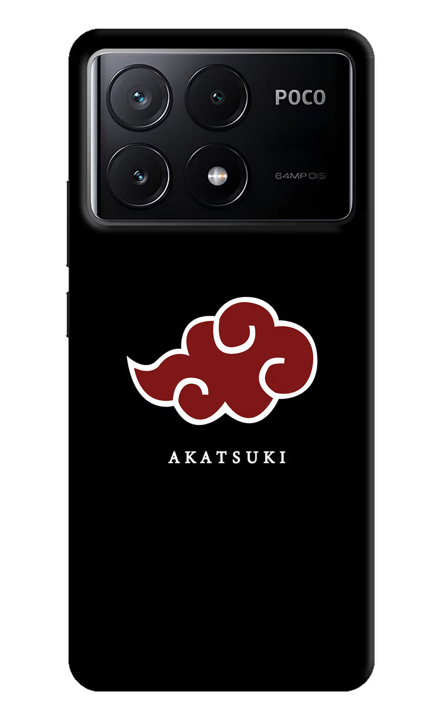 Akatsuki Poco X6 Pro Back Cover, Hard case